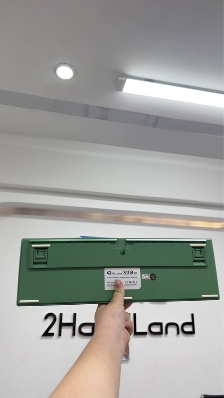 Bàn phím cơ Akko 3108 V2 - 1 mode dây USB-C - Màu xanh lá - Ngoại hình 97% - Kèm cáp USB-C