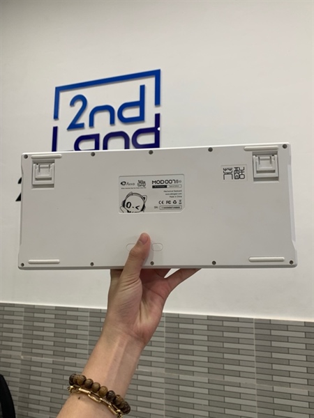 Bàn phím cơ Akko MOD007B PC HE 7th Anniversary - 3mode - Màu trắng hồng - Ngoại hình: 98% - Fullbox 2