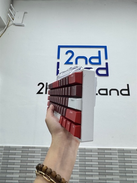 Bàn phím cơ Atas ZA641 Pro - 3 mode - Màu trắng - Ngoại hình: 97% - Body 1