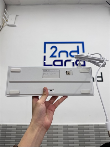 Bàn phím cơ Atas ZA641 Pro - 3 mode - Màu trắng - Ngoại hình: 97% - Body 2