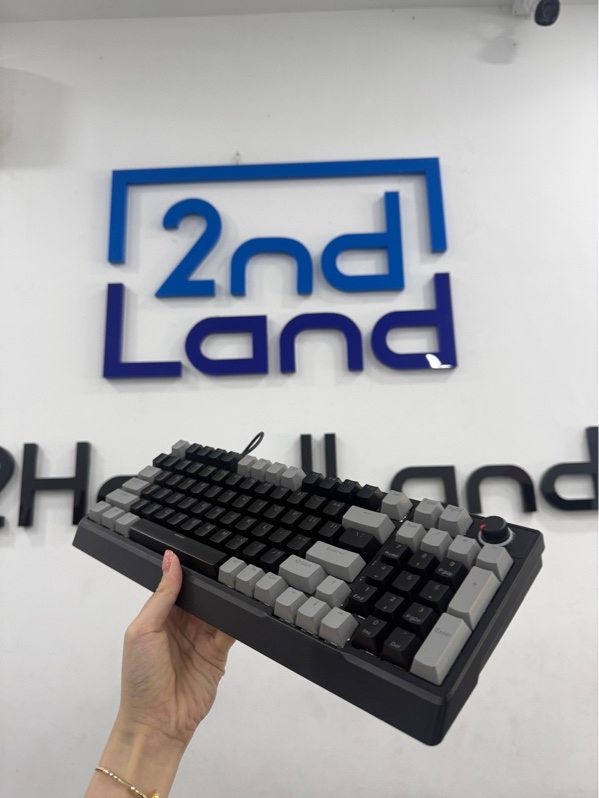 Bàn phím cơ ATAS ZA981 V3 - 1 mode dây - red switch - Màu đen - Ngoại hình 97% - phím trầy , key cap mòn , có hotswap - Kèm dây