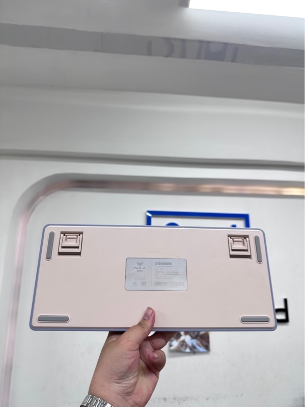 Bàn phím cơ Aula f75 - 3 mode (2.4/ bluetooth/ dây) - Rgb Switch outemu Silent lime - Màu trắng xanh - Ngoại hình 97% - Kèm reciver, usb-c, box