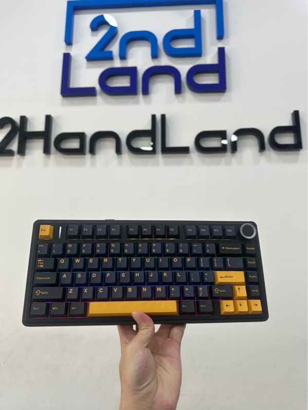 Bàn phím cơ Aula F75 - 3 mode - Màu đen - Ngoại hình 98% - Fullbox