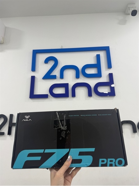 Bàn phím cơ Aula F75 Pro - 3 mode - RGB - Màu đen - Ngoại hình 98% - Kèm Box , receiver
