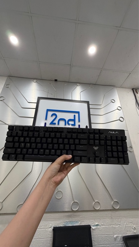 Bàn phím cơ Aula S2022 - 1 mode dây - Màu đen - Ngoại hình: 97% - Chết led vài phím - Body
