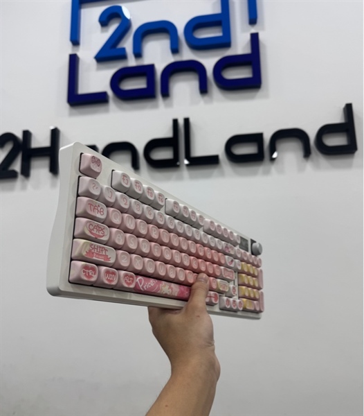 Bàn phím cơ AULA S98 - 3 mode - Màu trắng - Ngoại hình 97% - Kèm box + Reciver 1