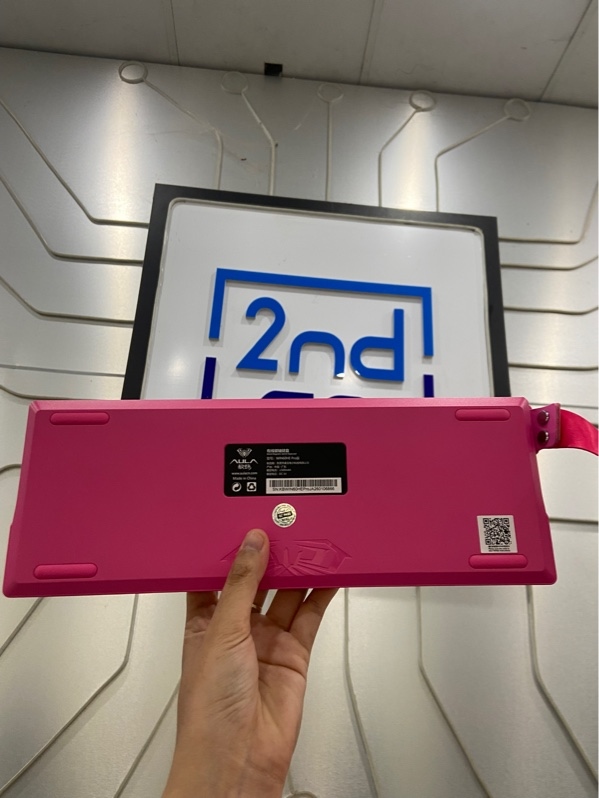 Bàn phím cơ Aula Win60HE Pro - 1 mode dây - Màu hồng - Ngoại hình: 97.5% - Kèm Box