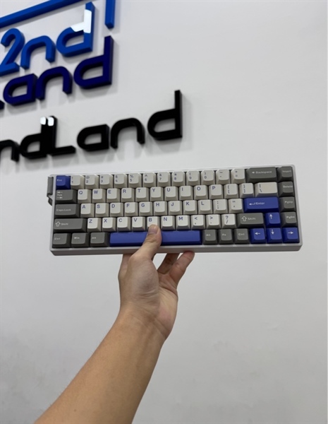 Bàn phím cơ Aula Win68He Max - 1 mode : dây - Màu trắng - Ngoại hình 98% - Fullbox