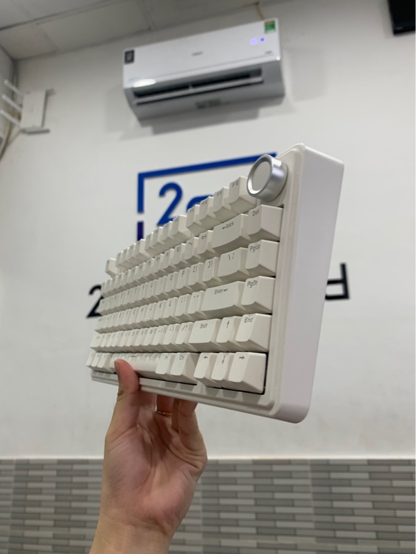 Bàn phím cơ AULA Wind F75 - 1 Mode kết nối có dây - Màu trắng - Ngoại hình: 98% - Kèm box