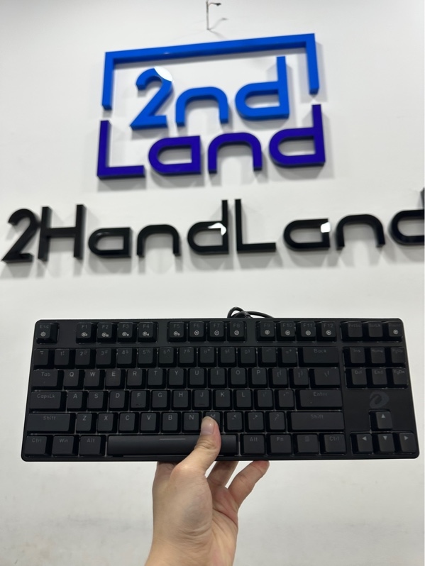 Bàn phím cơ có dây Dareu EK87 TKL - 1 mode dây - Màu đen - Ngoại hình 97% - Body