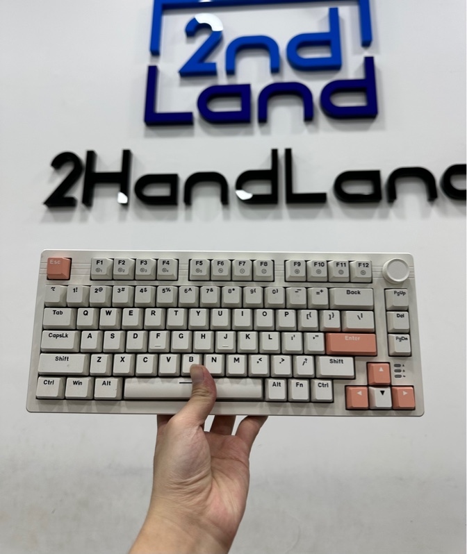 Bàn phím cơ Dareu EK75 - 1 mode : Dây - Màu trắng - Ngoại hình 97% - Chết 1 led phím - Kèm box