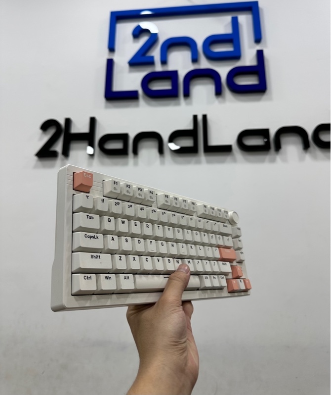 Bàn phím cơ Dareu EK75 - 1 mode : Dây - Màu trắng - Ngoại hình 97% - Chết 1 led phím - Kèm box