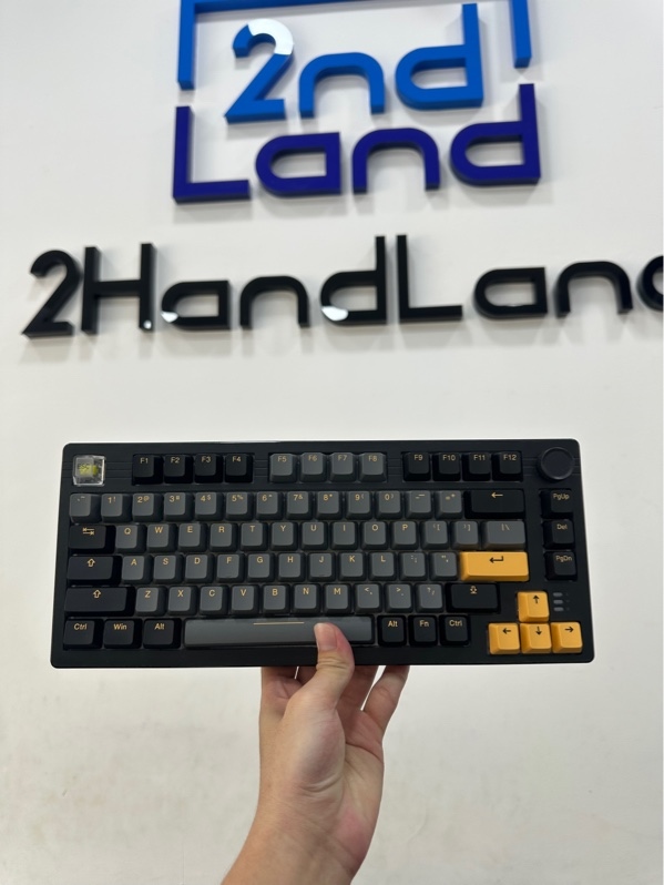 Bàn phím cơ Dareu EK75 Pro - 2 mode: dây và bluetooth - Màu đen - Ngoại hình 97.5% - Mất reciver - Kèm box + dây kết nối