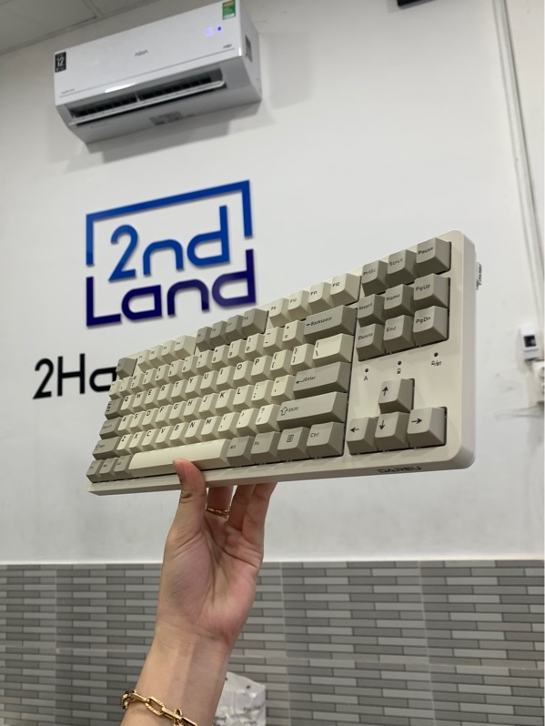 Bàn phím cơ Dareu EK87 Pro - 3 Mode - Màu be - Ngoại hình: 98% - Fullbox