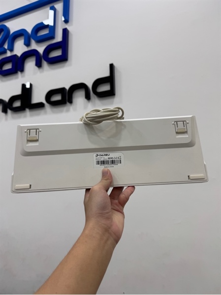 Bàn phím cơ Dareu EK87 V2 - 1 mode : dây - Màu trắng - Ngoại hình 97% - Body 2
