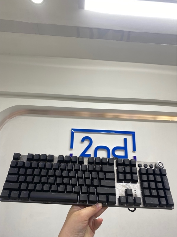 Bàn phím có dây Aula F2058 - Màu xám đen - Ngoại hình 96.5% - 3 nút multimedia lỗi - Body
