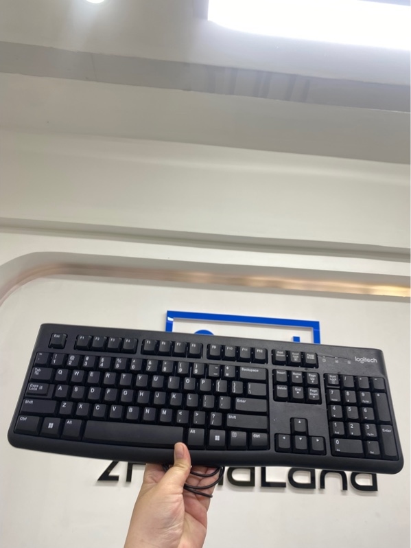 Bàn phím có dây Logitech K120 - Màu đen - Ngoại hình 97% - Body
