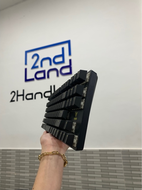 Bàn phím có dây Rapoo V500 - Màu đen - Ngoại hình: 98% - Box