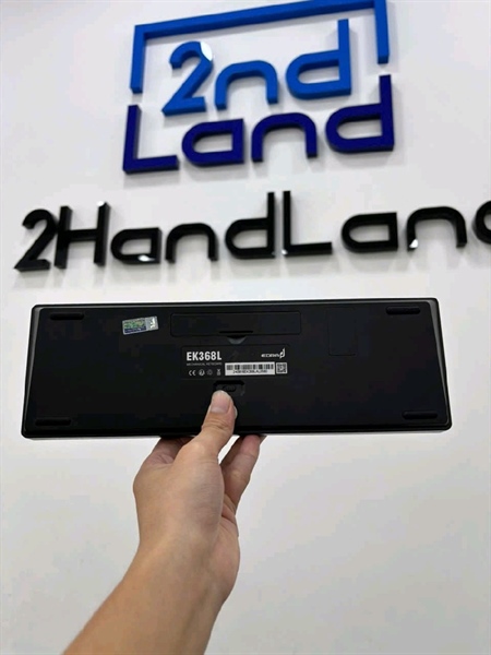 Bàn phím cơ E-DRA EK368L Wireless Alpha Yellow Switch - 2 mode - Màu trắng - Ngoại hình 97% - Kèm receiver 2
