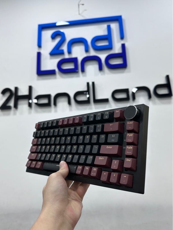 Bàn phím cơ E-DRA EK375 Alpha Đen Đỏ Red Switch - 1 mode dây - Màu đen đỏ - Ngoại hình 98% - LỜN NÚT < - Body