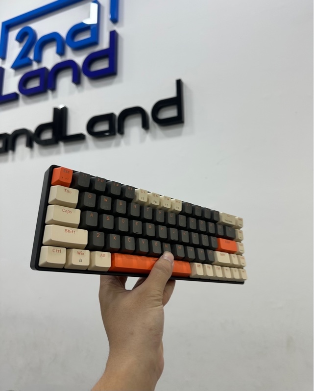 Bàn phím cơ E-Dra không dây EK368L - 2 mode : reciver , bluetooth - Màu đen trắng - Ngoại hình 97% - Kèm box + Reciver