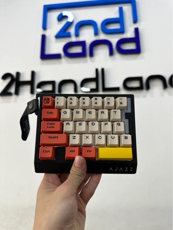 Bàn Phím Cơ Gaming AJAZZ AK029 - 1 mode : dây - Màu đen - Ngoại hình 97% - Đã thay keycap khác - Kèm box + Dây kết nối USB-C