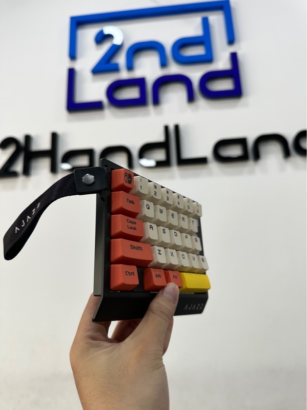 Bàn Phím Cơ Gaming AJAZZ AK029 - 1 mode : dây - Màu đen - Ngoại hình 97% - Đã thay keycap khác - Kèm box + Dây kết nối USB-C