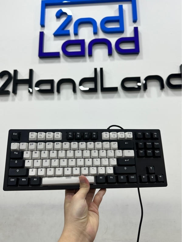 Bàn phím cơ Gaming DAREU EK87 v2 White Black Dream Switch - 1 mode dây - Màu đen trắng - Ngoại hình 98% - Fullbox