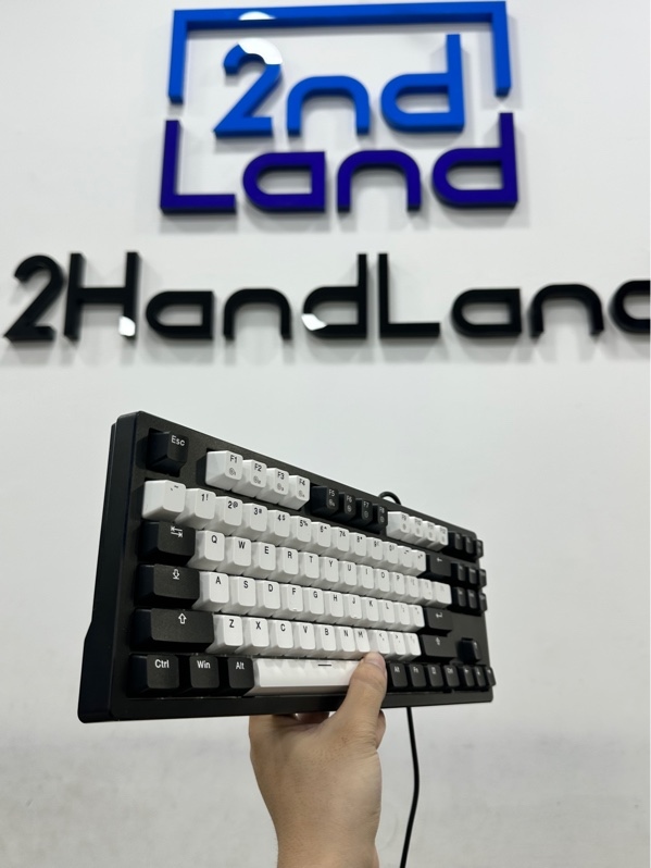 Bàn phím cơ Gaming DAREU EK87 v2 White Black Dream Switch - 1 mode dây - Màu đen trắng - Ngoại hình 98% - Fullbox