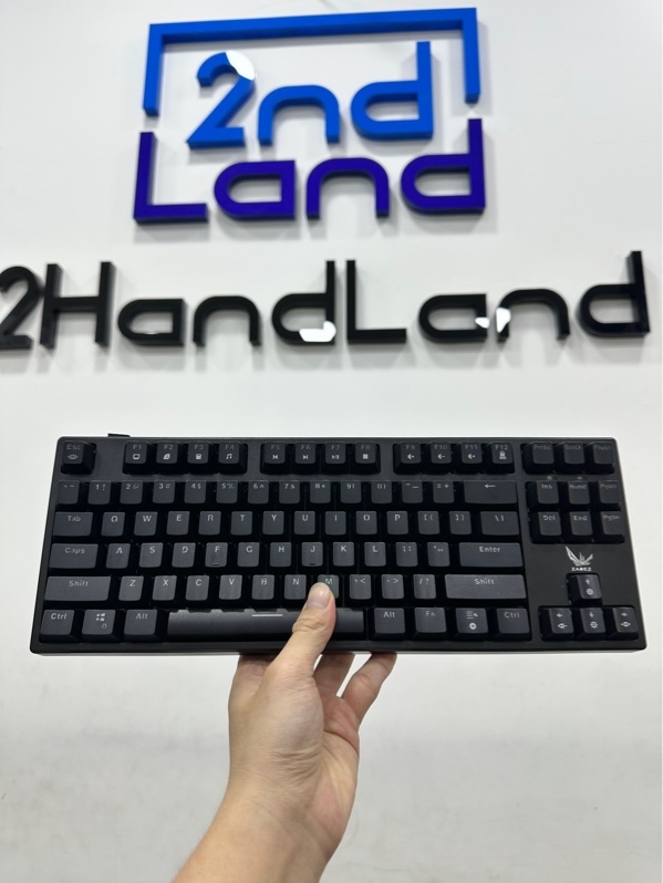 Bàn phím cơ gaming ZADEZ GT-015DK - 2 mode : dây , receiver - Màu đen - Ngoại hình 97% - Kèm receiver