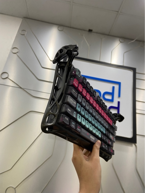 Bàn phím cơ Gravastar - GS V75 Pro - RGB - Switch rose - Màu đen - Ngoại hình: 98% - FullBox