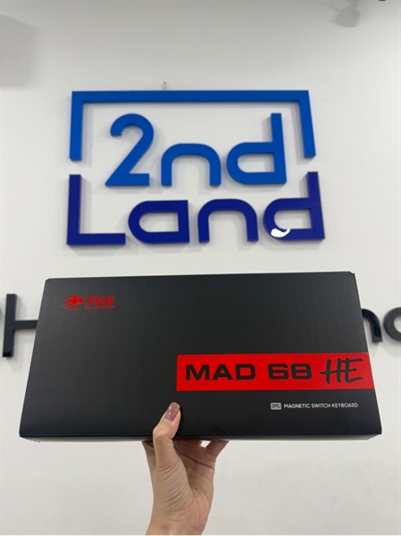 Bàn phím cơ HE FGG Madlious MAD68HE - Màu đen - Ngoại hình 98% - Kèm Box , dây