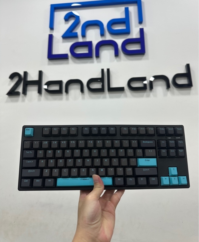 Bàn phím cơ IKBC CD87HR Gateron G Pro Yellow Switch - 1 mode dây - Màu đen - Ngoại hình 97% - Kèm dây kết nối (khác hãng) + Box