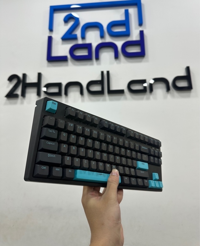 Bàn phím cơ IKBC CD87HR Gateron G Pro Yellow Switch - 1 mode dây - Màu đen - Ngoại hình 97% - Kèm dây kết nối (khác hãng) + Box