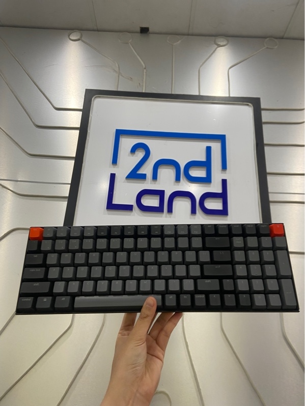 Bàn phím cơ Keychron K4 Wireless Mechanical Keyboard - 2 mode (Dây, Bluetooth) - Màu đen - Ngoại hình: 97.5% - FullBox