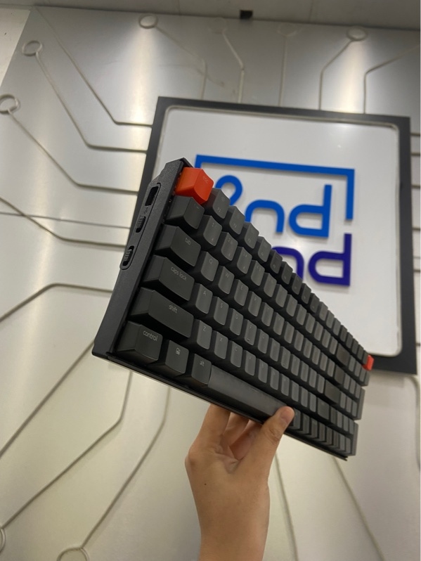 Bàn phím cơ Keychron K4 Wireless Mechanical Keyboard - 2 mode (Dây, Bluetooth) - Màu đen - Ngoại hình: 97.5% - FullBox