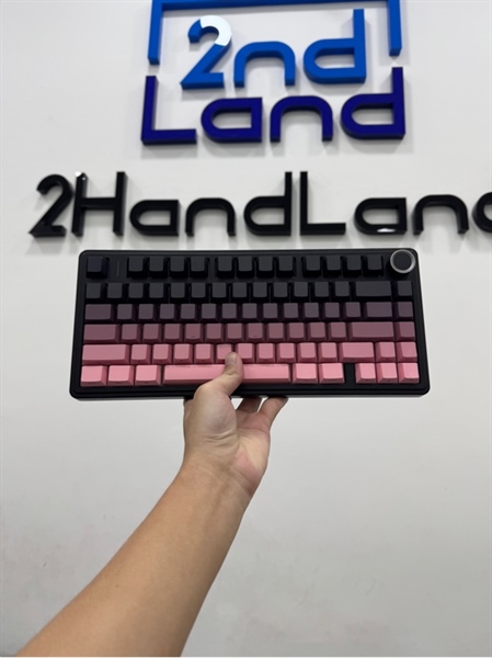 Bàn phím cơ không dây AULA F75 - 3 mode : dây receiver , bluetooth - Màu đen - Ngoại hình 97% - Kèm receiver