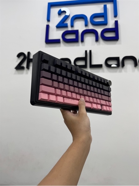 Bàn phím cơ không dây AULA F75 - 3 mode : dây receiver , bluetooth - Màu đen - Ngoại hình 97% - Kèm receiver 1