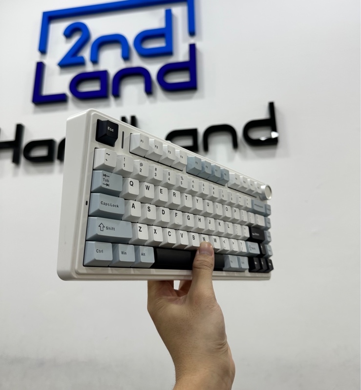 Bàn phím cơ không dây AULA F75 - 3 mode : dây , receiver , bluetooth - Màu trắng - Ngoại hình 99% - Openbox chưa qua sử dụng