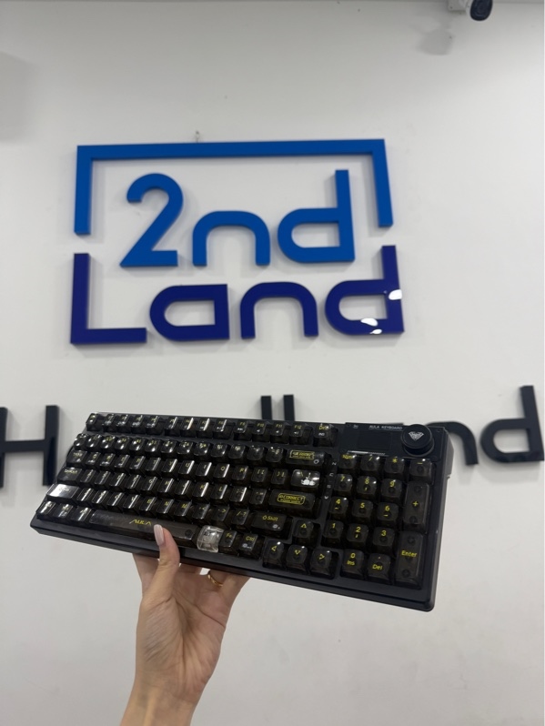Bàn phím cơ không dây AULA F98 PRO RGB - 3 model - Màu đen - Ngoại hình 97% - Kèm receiver