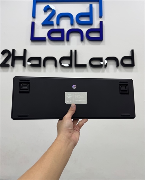 Bàn phím cơ không dây Aula F99 Pro - 3 mode - Màu đen xám - Ngoại hình 98% - Fullbox 2