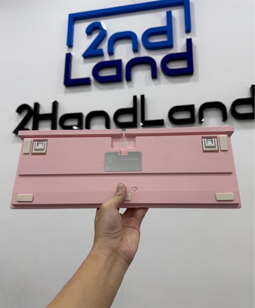 Bàn Phím Cơ Không Dây FL-Esports FL980 SAM Cercis - 3 mode : Bluetooth , receiver , dây - Màu hồng - Ngoại hình 98% - Fullbox 2