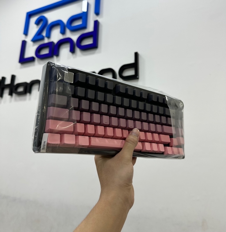 Bàn phím cơ không dây LEOBOG HI75C Pro - 3 mode : dây , receiver , bluetooth - Màu đen hồng - Ngoại hình 99% - Openbox chưa qua sử dụng
