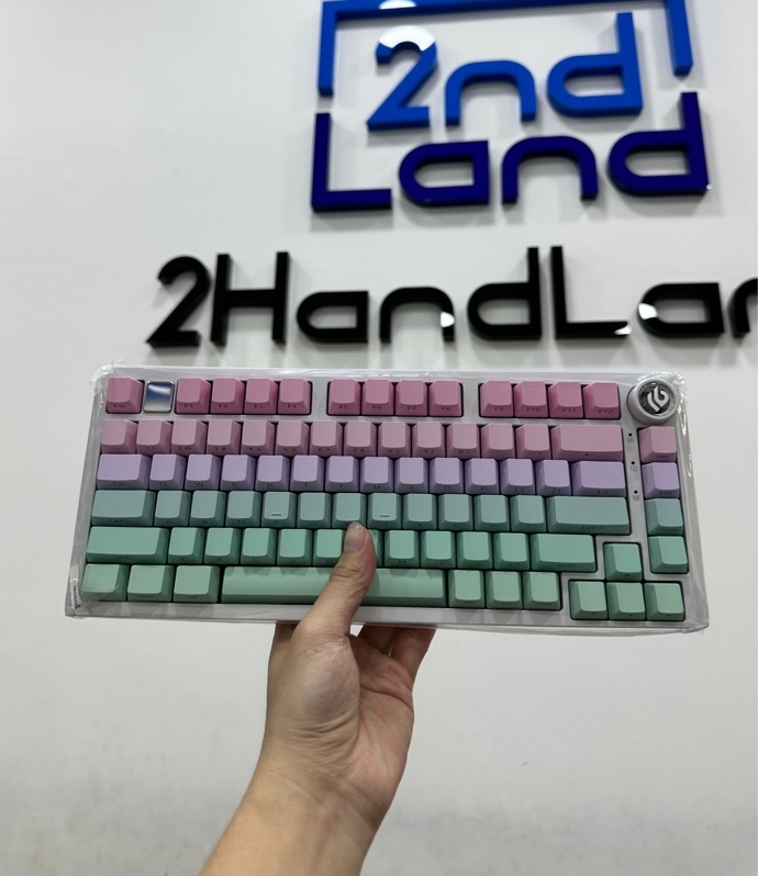 Bàn phím cơ không dây LEOBOG HI75C Pro - 3 mode : receiver , dây , bluetooth - Màu trắng - Ngoại hình 99% - Openbox chưa qua sử dụng