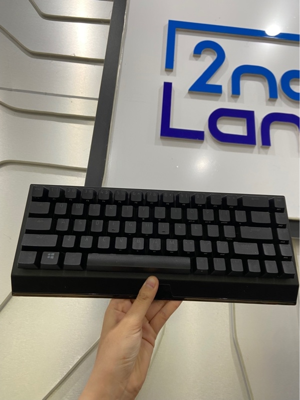 Bàn phím cơ không dây Razer BlackWidow V3 Mini HyperSpeed - 3 mode kết nối,(dây, receiver, bluetooth) - Màu đen - Ngoại hình: 97% - Kèm dây, receiver