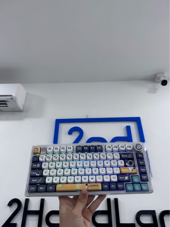 Bàn phím cơ Leobog Hi75C Pro PHG - 3 mode - Màu trắng đen - Ngoại hình 99% - New open box