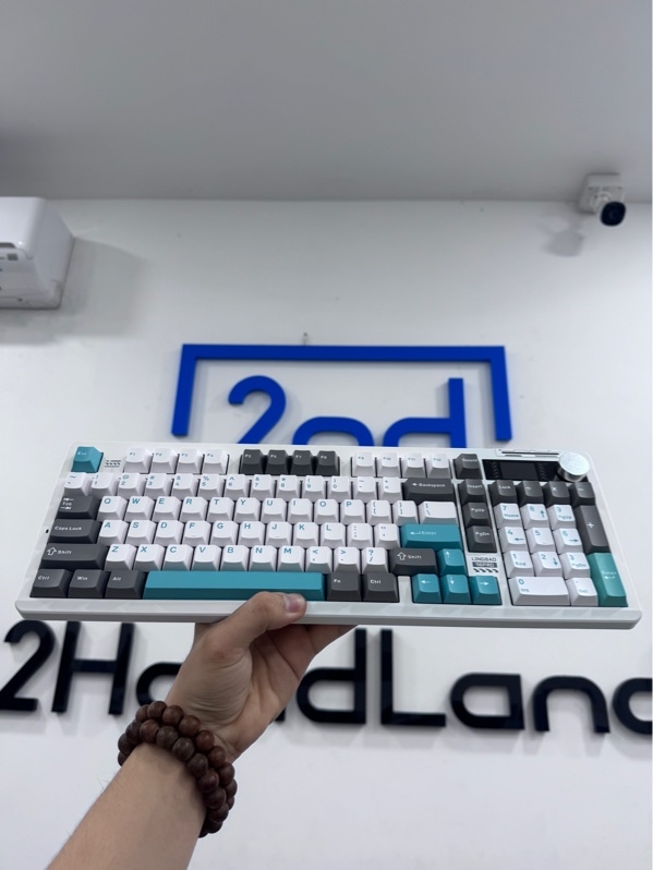 Bàn phím cơ LeoP K98 Pro - Màu trắng - Ngoại hình 99% - New open box