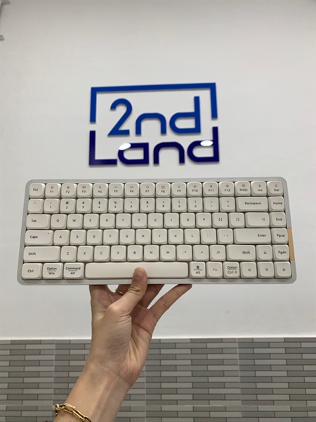 Bàn phím cơ Lofree Flow 84 Keys - 2 mode: dây + bluetooth - Màu trắng - Ngoại hình: 97% - Body