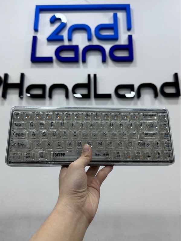 Bàn phím cơ LOFREE-OE907 trong suốt 1% - 2 mode : bluetooth + dây - Màu trong suốt - Ngoại hình 97% - Body