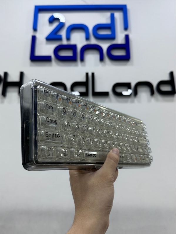 Bàn phím cơ LOFREE-OE907 trong suốt 1% - 2 mode : bluetooth + dây - Màu trong suốt - Ngoại hình 97% - Body